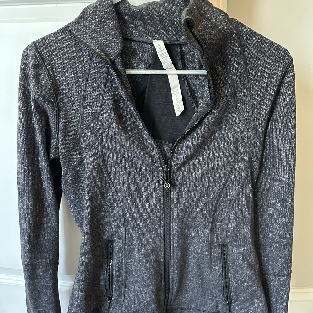 Lululemon Athletica Charcoal Zip-Up Jacket
